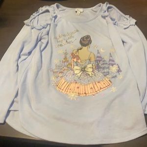 Nutcracker and the four realms live action movie peek a boo knit shoulder top